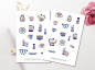 Preview: Keramik Sticker Set